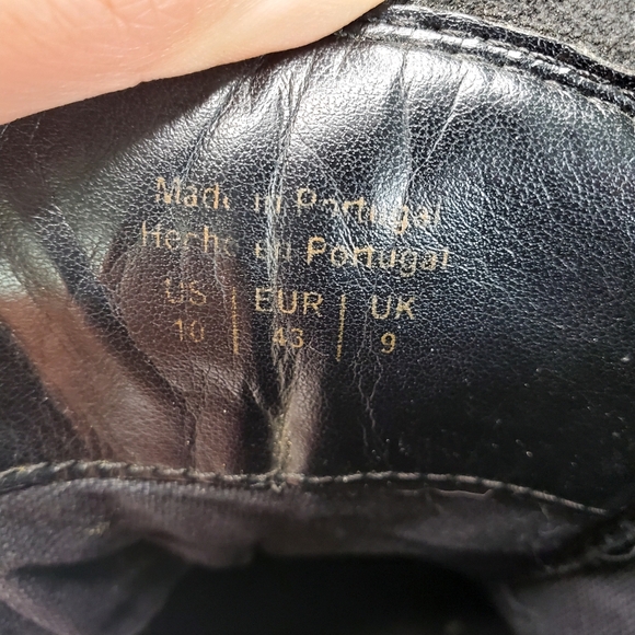 40) ALDO Colt Lace Up & Zip Side Leather Combat Boots Sz. 10 - Picture 9 of 12